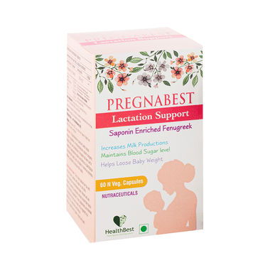 HealthBest Pregnabest Lactation Support Veg Capsule