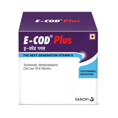 E-COD Plus Vitamin E Supplement Softgels