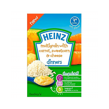 Heinz Multigrain With Carrot, Sweetcorn & Cheese Dinners