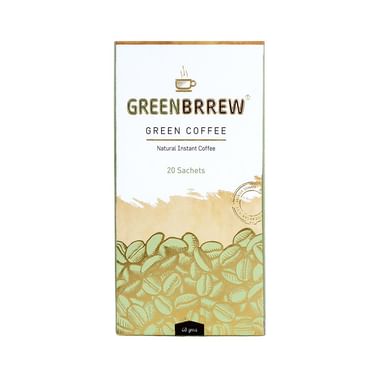 Green Brrew Coffee Sachet (3gm Each) Natural Instant