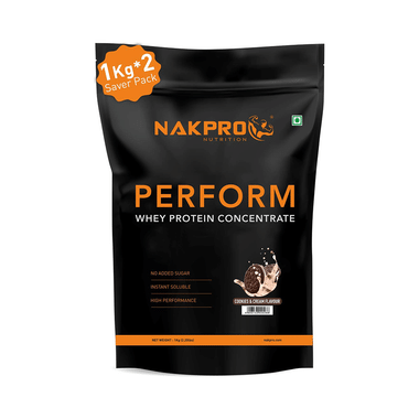 Nakpro Nutrition Perform Whey Protein Concentrate Cookies & Cream