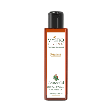 Mystiq Living Castor Oil Cold Pressed For Hair Growth