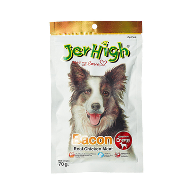 JerHigh Bacon Real Chicken Meat Dog Treat