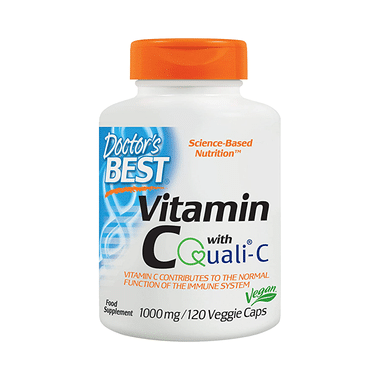 Doctor's Best Vitamin C 1000mg Veggie Caps | Supports Immune Function