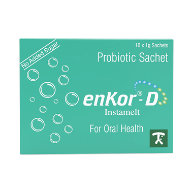 Enkor -D Instamelt Probiotic Sachet (1gm Each)