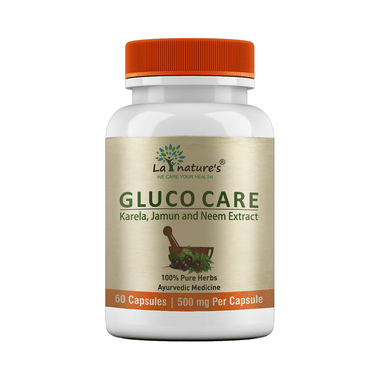 La Nature's Gluco Care 500mg Capsule
