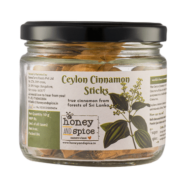 Honey And Spice Ceylon Cinnamon Sticks