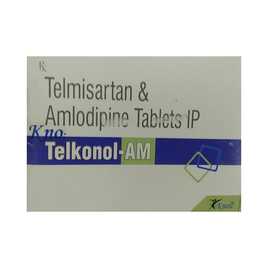 Telkonol AM 40mg/5mg Tablet