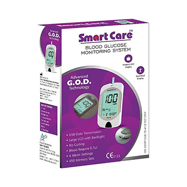 Smart Care Diabetes Glucometer Blood Glucose Testing Kit