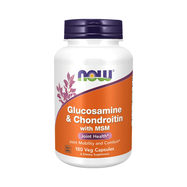 Now Foods Glucosamine & Chondroitin With MSM Veg Capsule