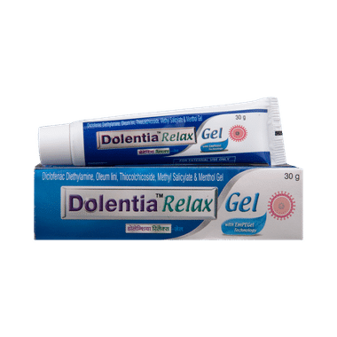 Dolentia Relax  Gel With Diclofenac Diethylamine & Menthol