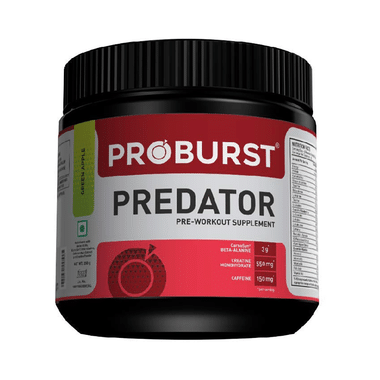 Proburst Predator Pre-Workout Supplement Green Apple