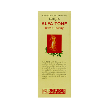 Lord's Alfa-Tone With Ginseng Tonic