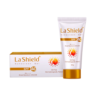 La Shield SPF 40 Sunscreen | Broad Spectrum UVA/UVB Protection Gel