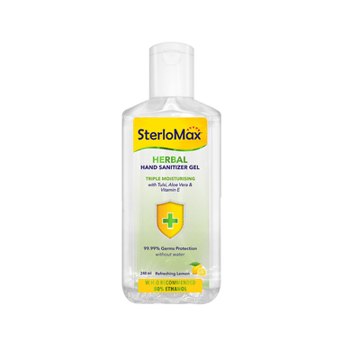 SterloMax Herbal Hand Sanitizer Gel (240ml Each)