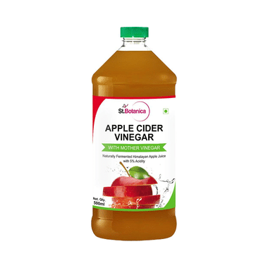St.Botanica Apple Cider Vinegar With Mother Vinegar-Raw, Unfiltered, Unrefined