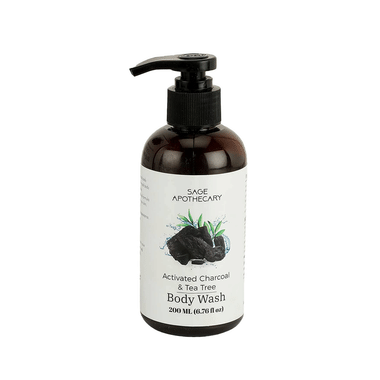 Sage Apothecary Activated Charcoal & Tea Tree Body Wash