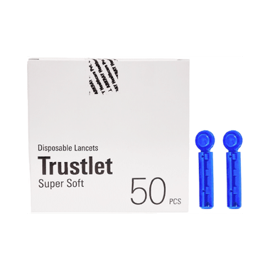 Arkray 99ED102 Trustlet Disposable Sterile Lancets For Blood Glucose Monitor (Only Lancets)