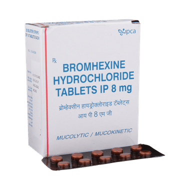 Bromhexine Hydrochloride 8mg Tablet