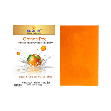 Indian Life Orange Peel Handmade Soap