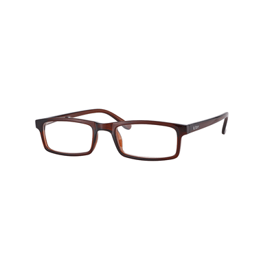 Klar Eye K 3021 Full Rim Rectangle Reading Glasses For Men And Women Reading Eyeglasses Optical Power +2.5 Brown