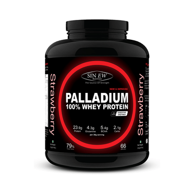 Sinew Nutrition Palladium 100% Whey Protein With Digestive Enzymes Strawberry