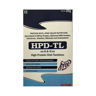 HPD-TL High Protein With Whey, Colostrum, Vitamins & Minerals | Sugar Free | Powder