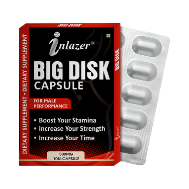 Inlazer Big Disk Capsule For Male Performance