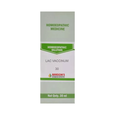 Bakson's Homeopathy Lac Vaccinum Dilution 30