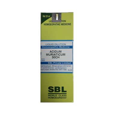 SBL Acidum Muriaticum Dilution 30 CH