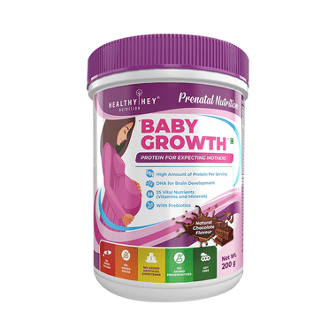 HealthyHey Baby Growth Protein For Expecting Mother Natural Chocolate