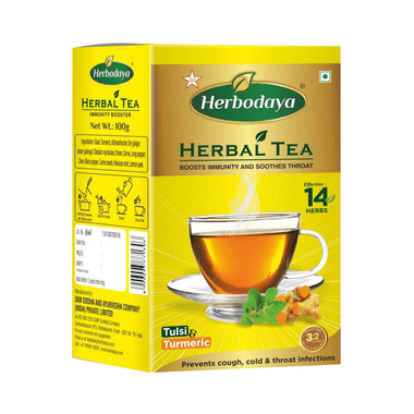 Herbodaya Tulsi & Turmeric Herbal Tea