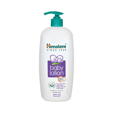 Himalaya Baby Lotion With Almond & Olive Oil | Nourishes & Moisturises Baby's Skin | Paraben-Free