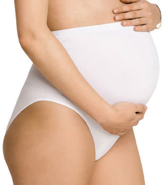 Newmom Seamless Maternity Support Panty Medium White