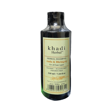 Khadi Herbal Shampoo Amla & Bhringraj SLS Free Sulphate Free Paraben Free