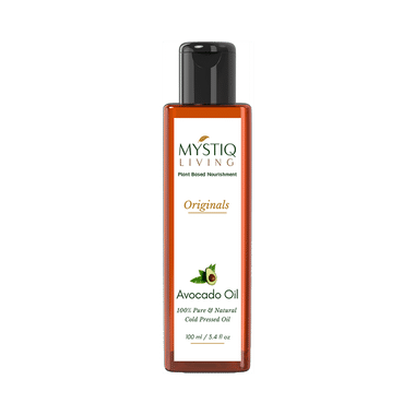 Mystiq Living Avocado For Hair, Face And Skin | Cold Pressed, 100% Pure And Natural Oil