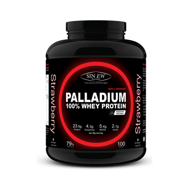 Sinew Nutrition Palladium 100% Whey Protein With Digestive Enzymes Strawberry