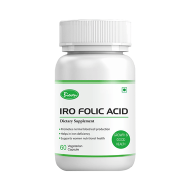 Bioven Iro Folic Acid Vegetarian Capsule