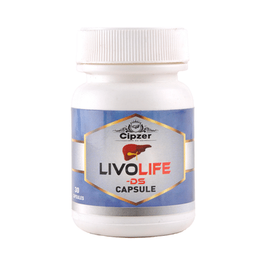 Cipzer Livo Life-DS | Beneficial in Liver Enlargement & Constipation Capsule