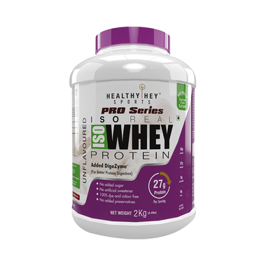 HealthyHey Sports ISO Whey Protein Unflavoured