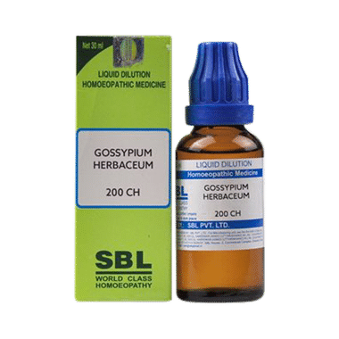 SBL Gossypium Herbaceum Dilution 200 CH