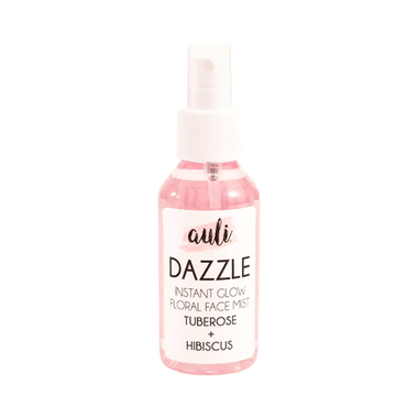 Auli Dazzle Instant Glow Floral Face Mist Tuberose+Hibiscus
