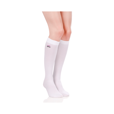 Tynor I66 Medical Compression Stocking Below Knee High Class 1 (Pair) XL