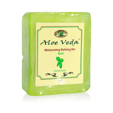 Aloe Veda Moisturising Bathing Bar Basil