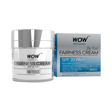 WOW Skin Science SPF 20 Fairness Cream