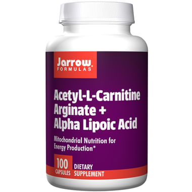 Jarrow Formulas Acetyl-L-Carnitine Arginate + Alpha Lipoic Acid Capsule | For Energy Production