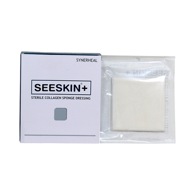 Seeskin Plus Sterile Collagen Sponge Dressing 10cm X 10cm