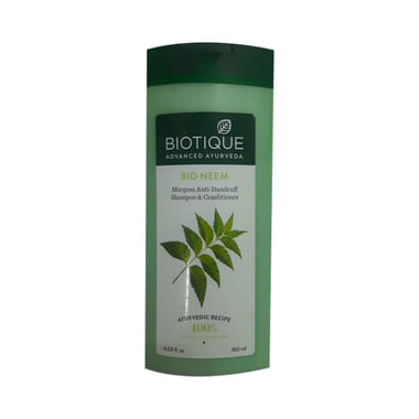 Biotique Bio Margosa Anti-Dandruff Shampoo And Conditioner