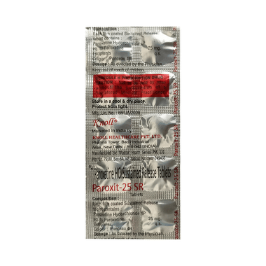Paroxit 25 SR Tablet