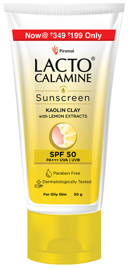 Lacto Calamine Sunscreen Kaolin Clay with Lemon Extract